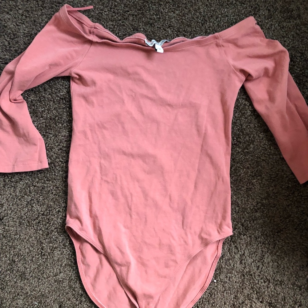 Express off the shoulder bodysuit